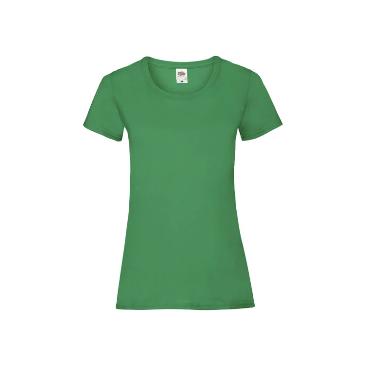 Camiseta mujer FRUIT OF THE LOOM Valueweight corte fruncido algodón, personalizable con logo
