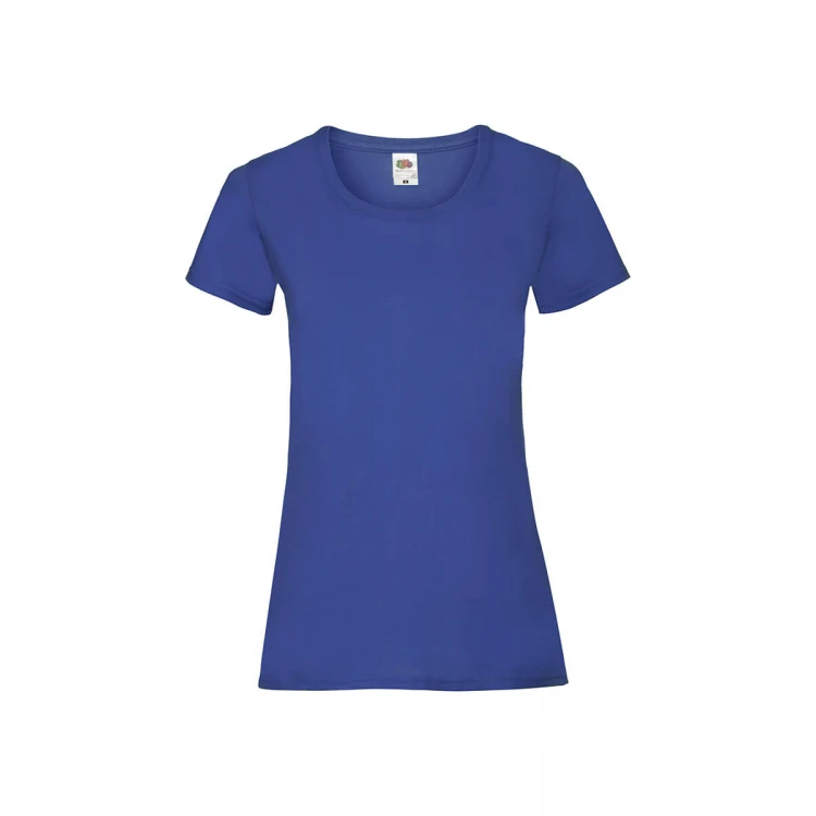 Camiseta mujer FRUIT OF THE LOOM Valueweight corte fruncido algodón, personalizable con logo