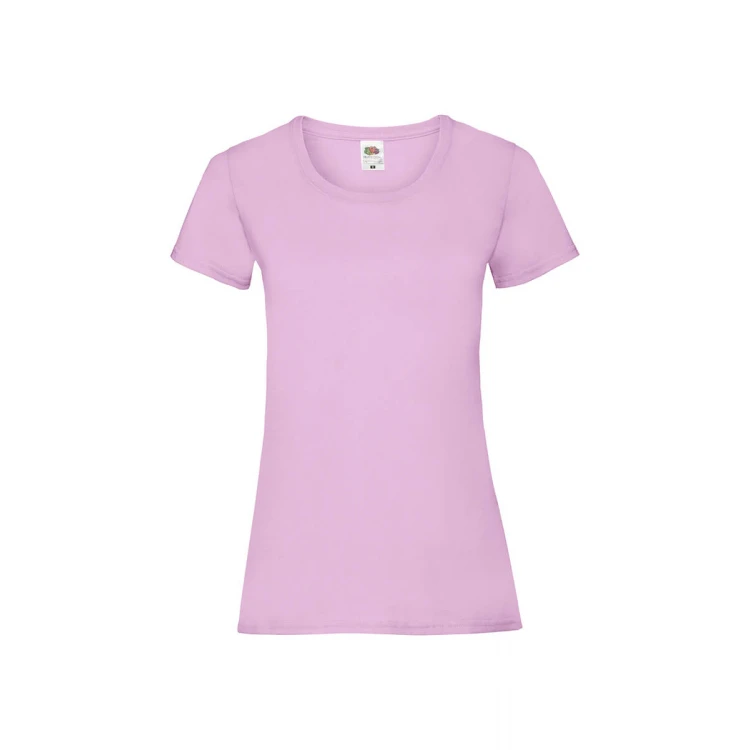 Camiseta mujer FRUIT OF THE LOOM Valueweight corte fruncido algodón, personalizable con logo