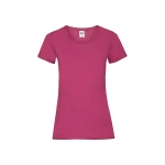 Camiseta mujer FRUIT OF THE LOOM Valueweight corte fruncido algodón, personalizable con logo