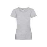 Camiseta mujer FRUIT OF THE LOOM Valueweight corte fruncido algodón, personalizable con logo