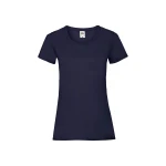 Camiseta mujer FRUIT OF THE LOOM Valueweight corte fruncido algodón, personalizable con logo