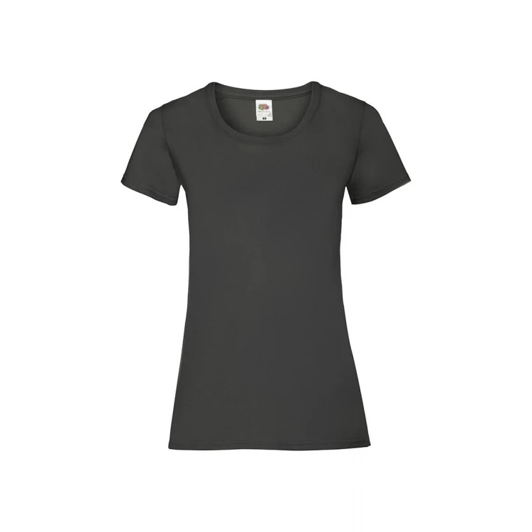 Camiseta mujer FRUIT OF THE LOOM Valueweight corte fruncido algodón, personalizable con logo