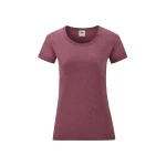 Camiseta mujer FRUIT OF THE LOOM Valueweight corte fruncido algodón, personalizable con logo