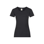 Camiseta mujer FRUIT OF THE LOOM Valueweight corte fruncido algodón, personalizable con logo