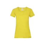Camiseta mujer FRUIT OF THE LOOM Valueweight corte fruncido algodón, personalizable con logo