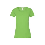 Camiseta mujer FRUIT OF THE LOOM Valueweight corte fruncido algodón, personalizable con logo