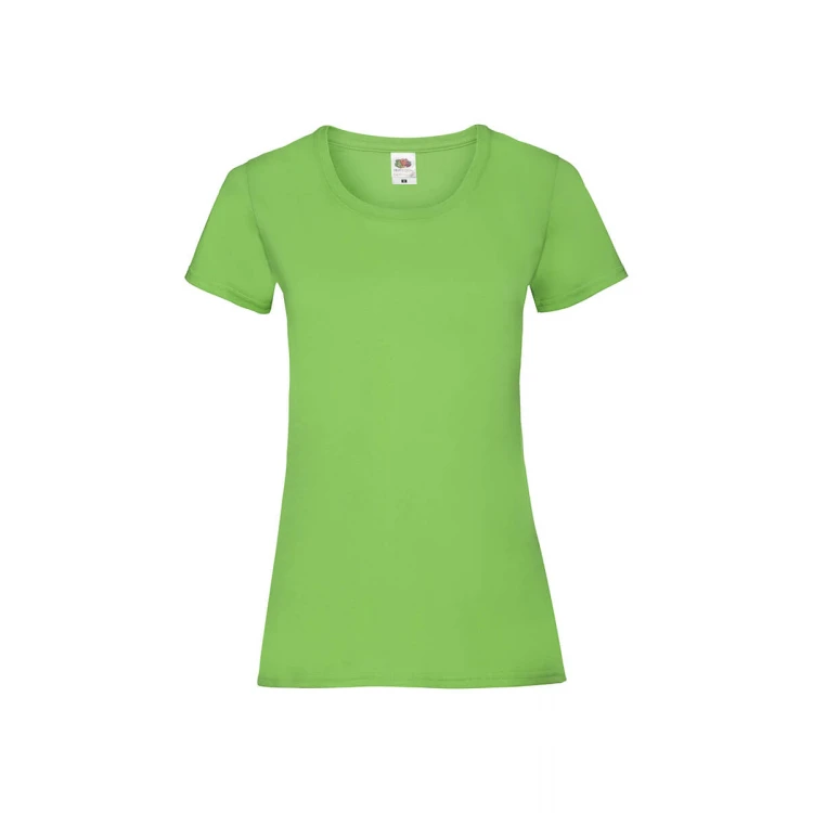 Camiseta mujer FRUIT OF THE LOOM Valueweight corte fruncido algodón, personalizable con logo