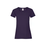 Camiseta mujer FRUIT OF THE LOOM Valueweight corte fruncido algodón, personalizable con logo