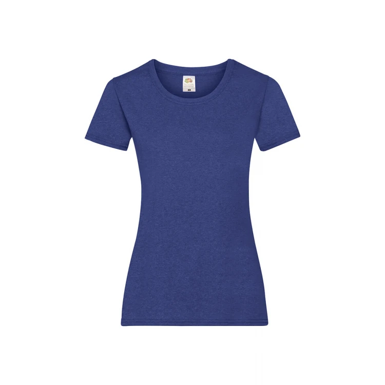 Camiseta mujer FRUIT OF THE LOOM Valueweight corte fruncido algodón, personalizable con logo