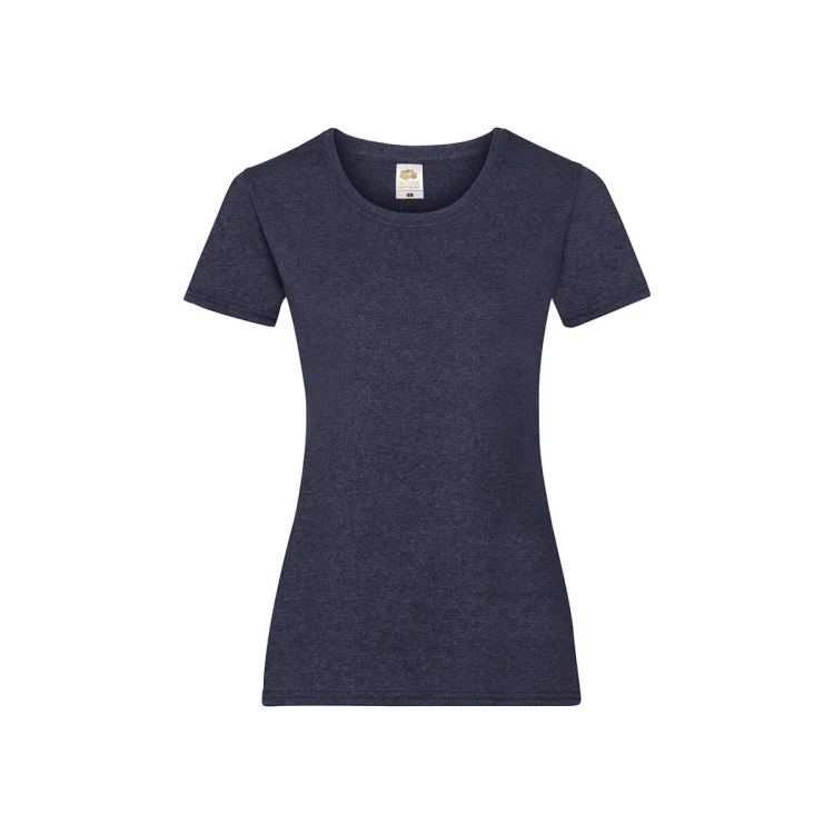 Camiseta mujer FRUIT OF THE LOOM Valueweight corte fruncido algodón, personalizable con logo