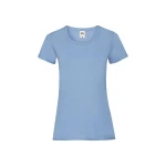 Camiseta mujer FRUIT OF THE LOOM Valueweight corte fruncido algodón, personalizable con logo