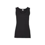 Camiseta sin mangas mujer FRUIT OF THE LOOM Valueweight en algodón gris mezcla con corte entallado