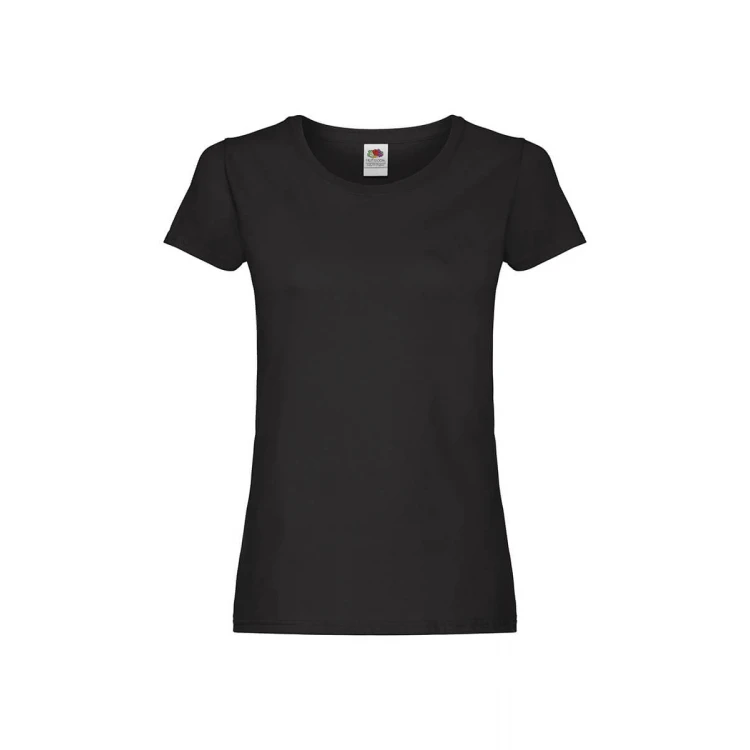 Camiseta mujer FRUIT OF THE LOOM Original en algodón, corte ajustado, disponible para personalizar