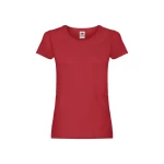 Camiseta mujer FRUIT OF THE LOOM Original en algodón, corte ajustado, disponible para personalizar