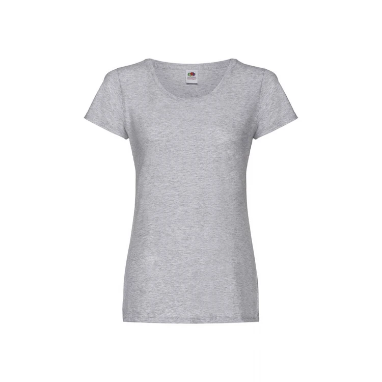 Camiseta mujer FRUIT OF THE LOOM Original en algodón, corte ajustado, disponible para personalizar