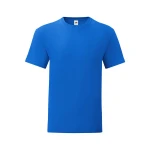 Camiseta ajustada FRUIT OF THE LOOM Iconic en algodón ringspun gris melange para personalizar con logo