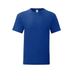 Camiseta ajustada FRUIT OF THE LOOM Iconic en algodón ringspun gris melange para personalizar con logo