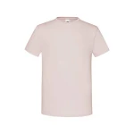 Camiseta ajustada FRUIT OF THE LOOM Iconic en algodón ringspun gris melange para personalizar con logo
