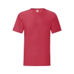 Camiseta ajustada FRUIT OF THE LOOM Iconic en algodón ringspun gris melange para personalizar con logo