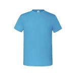 Camiseta ajustada FRUIT OF THE LOOM Iconic en algodón ringspun gris melange para personalizar con logo