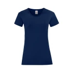 Camiseta mujer FRUIT OF THE LOOM mod. Iconic en algodón peinado, tallas XS-XXL, para personalizar con logo