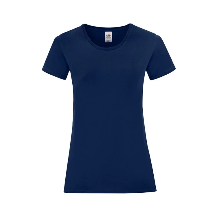 Camiseta mujer FRUIT OF THE LOOM mod. Iconic en algodón peinado, tallas XS-XXL, para personalizar con logo
