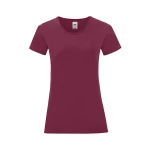 Camiseta mujer FRUIT OF THE LOOM mod. Iconic en algodón peinado, tallas XS-XXL, para personalizar con logo