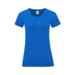 Camiseta mujer FRUIT OF THE LOOM mod. Iconic en algodón peinado, tallas XS-XXL, para personalizar con logo
