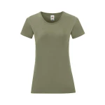 Camiseta mujer FRUIT OF THE LOOM mod. Iconic en algodón peinado, tallas XS-XXL, para personalizar con logo