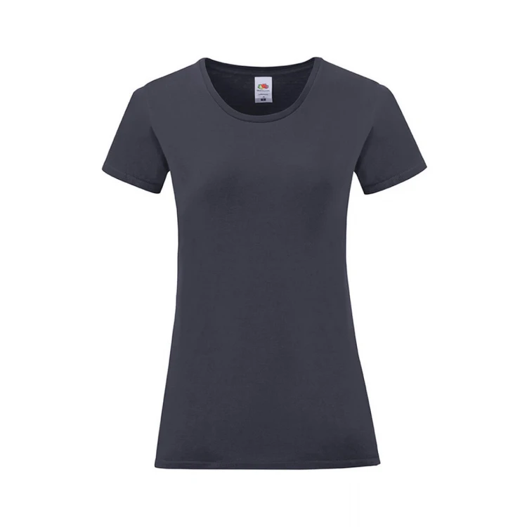 Camiseta mujer FRUIT OF THE LOOM mod. Iconic en algodón peinado, tallas XS-XXL, para personalizar con logo