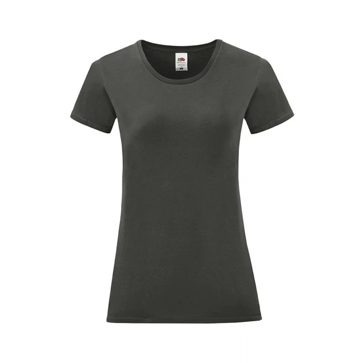 Camiseta mujer FRUIT OF THE LOOM mod. Iconic en algodón peinado, tallas XS-XXL, para personalizar con logo