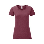 Camiseta mujer FRUIT OF THE LOOM mod. Iconic en algodón peinado, tallas XS-XXL, para personalizar con logo