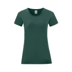 Camiseta mujer FRUIT OF THE LOOM mod. Iconic en algodón peinado, tallas XS-XXL, para personalizar con logo