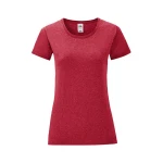Camiseta mujer FRUIT OF THE LOOM mod. Iconic en algodón peinado, tallas XS-XXL, para personalizar con logo