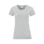Camiseta mujer FRUIT OF THE LOOM mod. Iconic en algodón peinado, tallas XS-XXL, para personalizar con logo