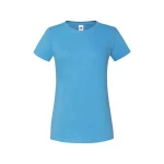 Camiseta mujer FRUIT OF THE LOOM mod. Iconic en algodón peinado, tallas XS-XXL, para personalizar con logo