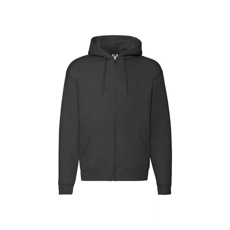 Sudadera FRUIT OF THE LOOM Premium con capucha forrada y cremallera completa para personalizar