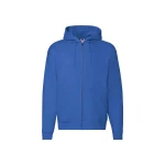 Sudadera FRUIT OF THE LOOM Premium con capucha forrada y cremallera completa para personalizar