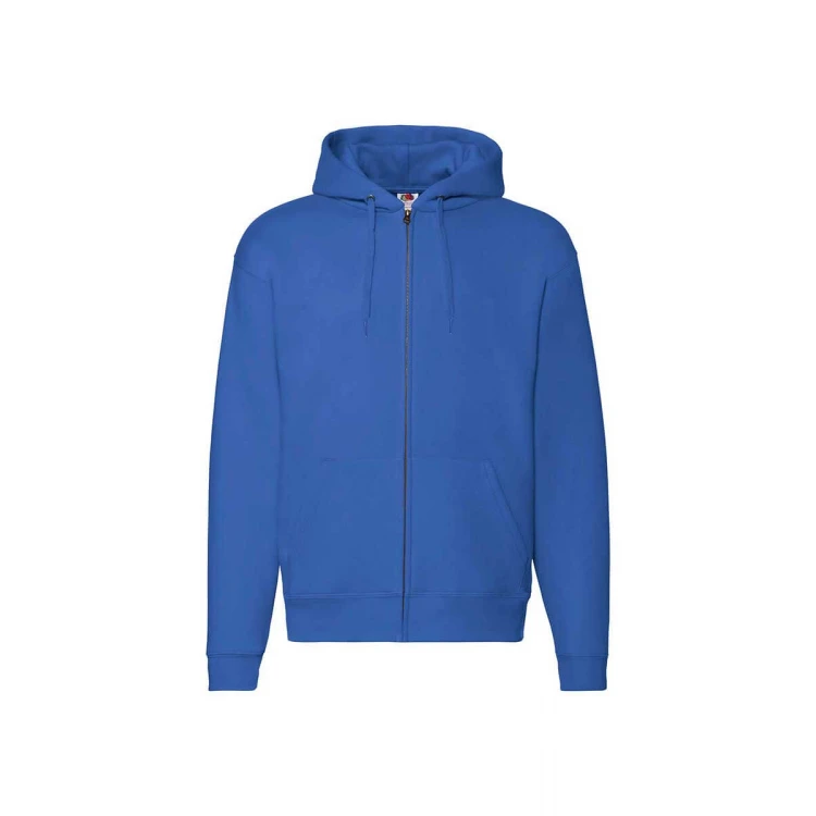 Sudadera FRUIT OF THE LOOM Premium con capucha forrada y cremallera completa para personalizar