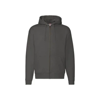 Sudadera FRUIT OF THE LOOM mod. Premium con capucha y cremallera