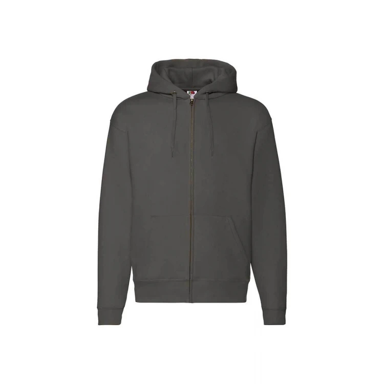 Sudadera FRUIT OF THE LOOM Premium con capucha forrada y cremallera completa para personalizar