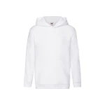 Sudadera con capucha infantil FRUIT OF THE LOOM Premium en algodón-poliéster, disponible para personalización con logo hasta tamaño A3