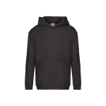 Sudadera con capucha infantil FRUIT OF THE LOOM Premium en algodón-poliéster, disponible para personalización con logo hasta tamaño A3