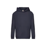 Sudadera con capucha infantil FRUIT OF THE LOOM Premium en algodón-poliéster, disponible para personalización con logo hasta tamaño A3