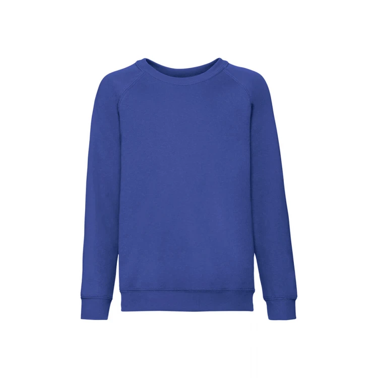 Sudadera infantil cuello redondo FRUIT OF THE LOOM Classic en algodón y poliéster, gramaje 280 g/m², disponible para personalizar con logotipo