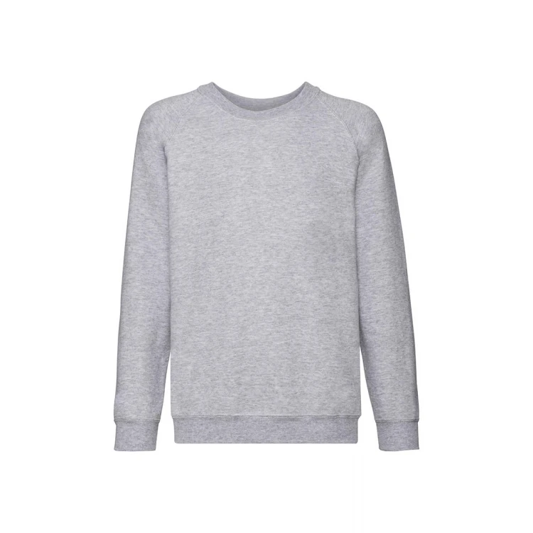 Sudadera infantil cuello redondo FRUIT OF THE LOOM Classic en algodón y poliéster, gramaje 280 g/m², disponible para personalizar con logotipo