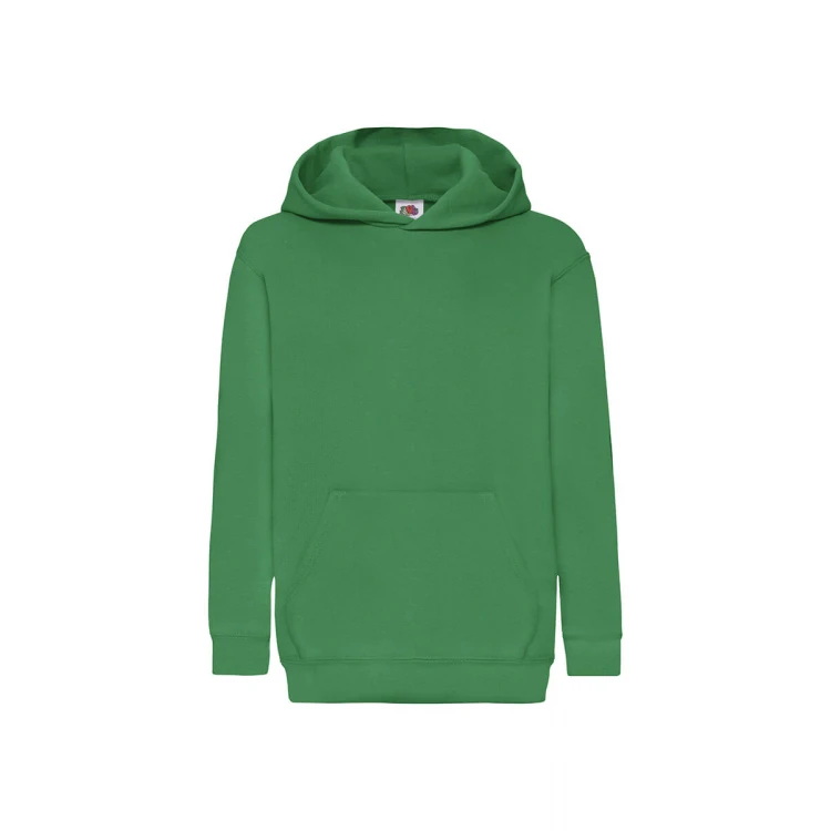 Sudadera con capucha niño FRUIT OF THE LOOM Classic en algodón-poliéster, para personalizar con logo