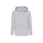 Sudadera con capucha niño FRUIT OF THE LOOM Classic en algodón-poliéster, para personalizar con logo