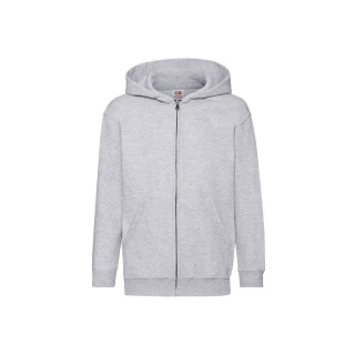 Sudadera infantil FRUIT OF THE LOOM modelo Capucha con Cremallera